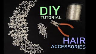 Diy Bridal Hair Accessories Tutorial. Wedding Hair Accessories (Episode 2)