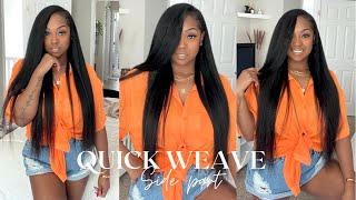 How To Quickly & Easily Install A Quick Weave With Leave Out:Tips And Tricks Ft. Beauty Forever Hair
