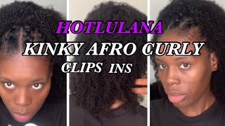 Amazon Afro Kinky Curly Clip Ins