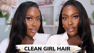 Clean Girl Hair No More Frontal?Glueless 6X6 Closure Wig Install|Easy Beginner Friendly Uprettyhair