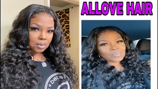 Watch As I Install This Beautiful 4X4 Loose Deep Wave Lace Closure Wig/ Allove Hair