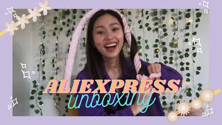 Aliexpress Hair Accessories Unboxing + Try On Haul