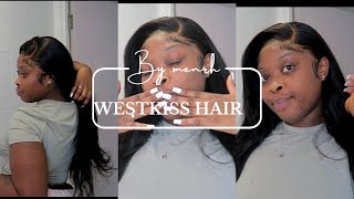Quick Install The Perfect 13*6 Invisible Hd Lace Wig Ft. West Kiss Hair