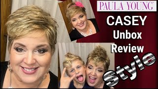 Unbox . Review . Style Casey  From Paula Young   How To Style A Pixie Cut  Shake & Go Pixie Wig