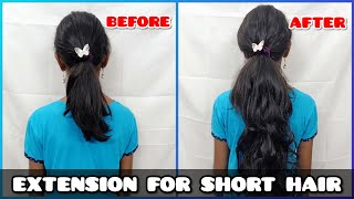 How To Extend Short Hair | Tamil | Extension For Short Hair | Laxmi Bridal Makeover