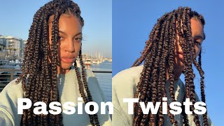 Doing Passion Twists For The First Time + Hair Accessories