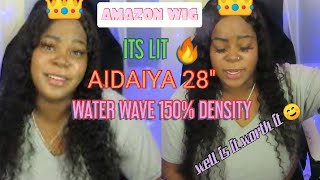 Aidaiya Hair 28'' Human Hair Tpart Water Wave Lace Review :)