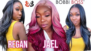  Celebrity Inspired Synthetic Colored Wig | Bobbi Boss Jael & Regan Wig Review  Ttrosemary