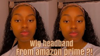 Most Natural Looking Headband Wig From Amazon Prime | Ft. Jaja Hair