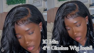Beginner Friendly 4X4 Lace Closure Wig Install  Ft Aliminahair