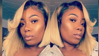How I Lay My Frontal Using Only Got2B Freeze Spray | Super Virgin Hair 613 Review