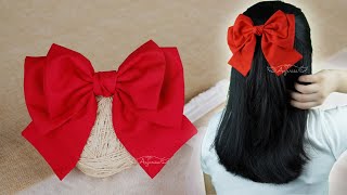 Perfect Measurement For Layered Hair Bow  Big Hair Bow Tutorial For Beginners