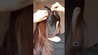 Open Beautiful Easy Hairstyle|Trendy Monsoon Hairstyle Tutorial #Shorts#Youtubeshorts#Hairstyle#Hair