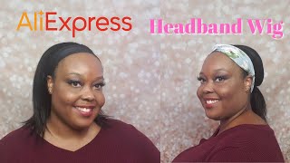Aliexpress Headband Wig Unboxing And Try On