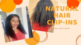 Better Length 20 In Afro Kinky Curly Hair Initial Review Ii Styling Natural 3C-4A Hair With Clip-Ins
