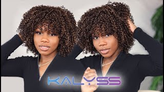Kalyss 8" Short Kinky Curly Afro Wigs