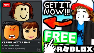 Free Accessories! How To Get X3 Layered Hairs! (Roblox Layered Clothing Hair)