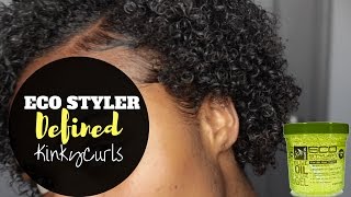 Defining My Curls With Eco Styler Gel | Poppin Kinky Curls