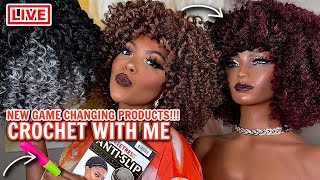  Crochet 101 & Style | Affordable Crochet Wig Essentials! New Wig Caps Try-On For Bald Heads