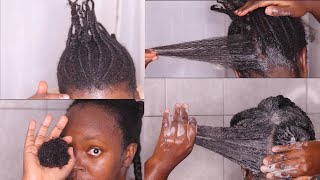 Wow I Messed Up,2 Months Dookie Braids Routine |Healthy Natural Hair Routine +Length Check+Retention