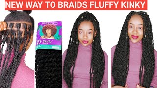 How To; Diy Fluffy Kinky Box Braids Step By Step No Crochet