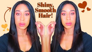 Smooth, Shiny Hair With This?! Megalook Wigs Review  | Lizette Baldeo
