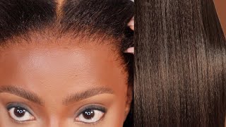 The Most Natural Looking Hairline | 4C Edges Wig | Wowafrican