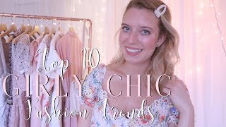 Top 10 Girly-Chic Fashion Trends * Hair Clips, Silk, Puffy Sleeves And More!