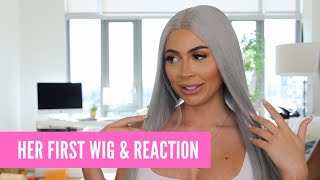 Angela'S First Wig And Reaction (Tutorial)