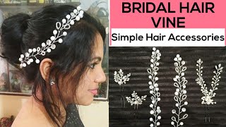How To Make Bridal Hair Vine |Stone Beads Hair Vine | Diy |Hair Accessories |Ani'Stechfactory |