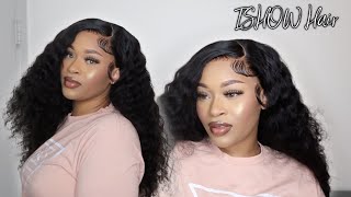 Flirty Side Part With Baby Hair For Date Night Ft Ishow Beauty Hair