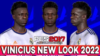 Pes 2017 | Vinicius Jr | New Face & Hairstyle 2022 - 4K
