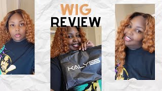 Kalyss Wig Review 4X4 Free Parting Kanekalon Synthetic Lace Frontal.