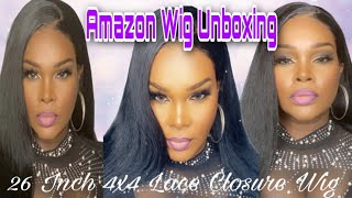 Amazon 4X4 Body Wave Lace Front Wig Unboxing