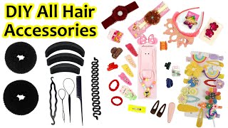 How To Make Hair Accessories At Home||Hair Accessories Making At Home||Homemade||Diy||Sajal Malik