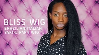 Bliss Wig -Brazilian Italian Yaki U Part Wig - Aliexpress