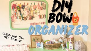 Diy Baby Bow And Hair Accessory Organizer: Organization Diy Challenge With The Diy Mommy