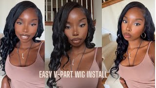 Easy Amazon V Part Wig Install