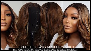 How To Maintain And Restore Your Synthetic Wig Sensationnel Butta Lace Mermaid Wave 26 | Asiakontour