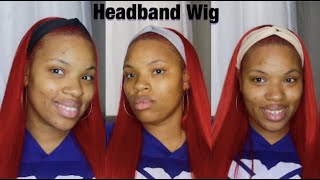 How To: Headband Wig Tutorial | Shake-N-Go Organique Straight Weave - 130 | Simplyshon