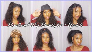 How To Style Headband Wig + Wig Update!