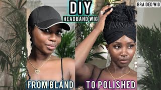 How To Diy: $30 Headband Wig In 10 Mins * Insta Braided Bun Tutorial * Hot Glue Gun Method