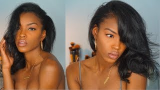 How To Curl Your Hair With A Flat Iron | Nition