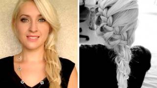 Waterfall Braid Tutorial Prom Wedding Hairstyles For Long Hair Yourself Picture Day