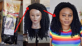 Diy Curly Crochet Headband Wig Using Exprssion Multi Crochet / Headband Wig