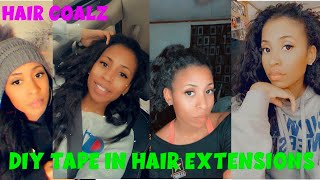 Hair Goalz: Diy  Tape In Hair Extensions