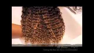 Dyeing My Afro Kinky Curly Brazilian Virgin Hair (Using Clairol Box Dye)