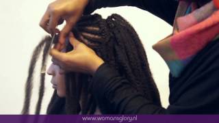 Protective Hairstyles || Crochet Braids || Afro Twist Braid || Marley Hair Braid