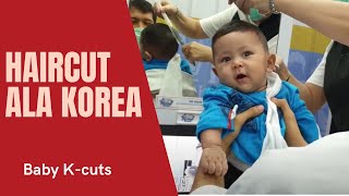 Baby Maju Haircut Ala Korea || Baby 4 Months Hairsyle On Kcut