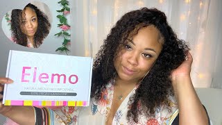 Elemo Virgin Hair Deep Wave Headband Wig Unboxing & Review | Quick & Easy Install